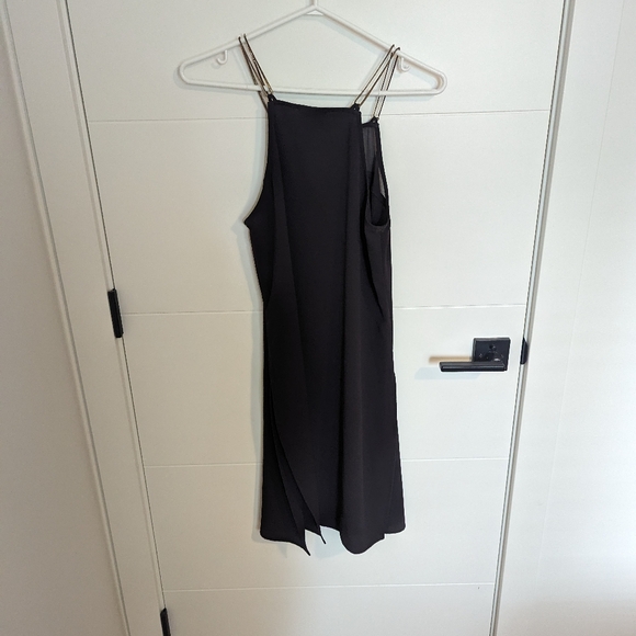 Dark purple Dynamite tunic with chain straps, size small - Picture 4 of 5